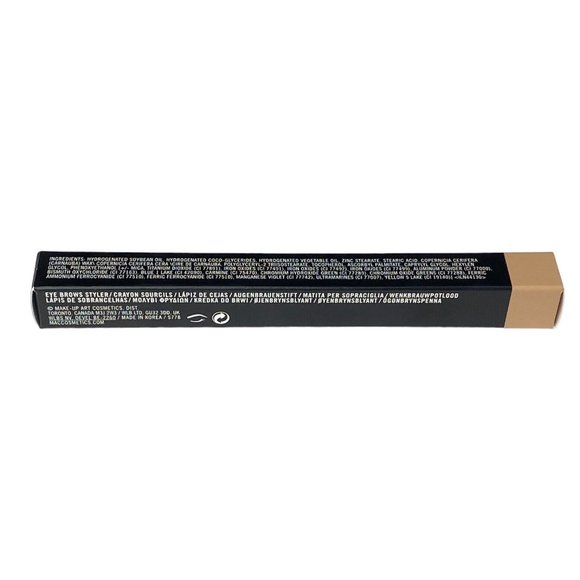 MAC Eye Brows Styler Crayon Pencil Liner Omega Light Blonde Water Resistant NIB - Picture 3 of 5